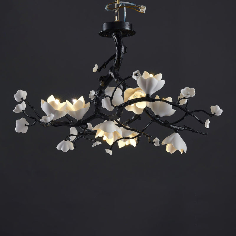 Black Copper Tree Chandelier-DWHOME