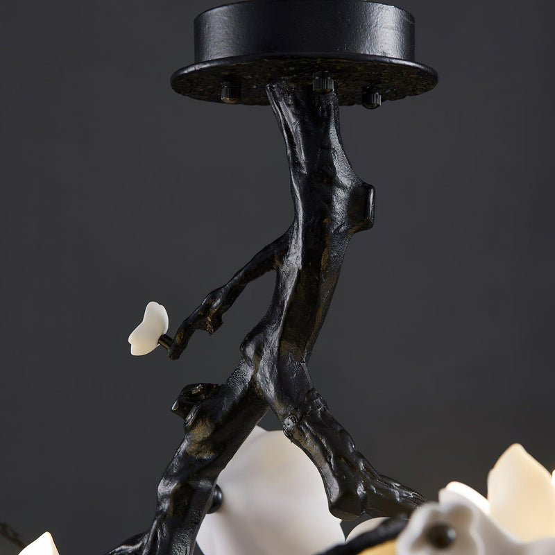 Black Copper Tree Chandelier-DWHOME