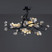 Black Copper Tree Chandelier-DWHOME