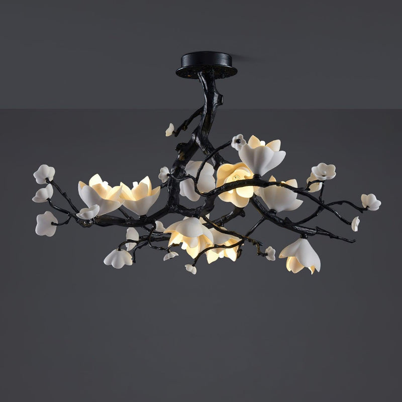 Black Copper Tree Chandelier-DWHOME