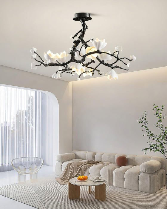 Black Copper Tree Chandelier - DWHOME