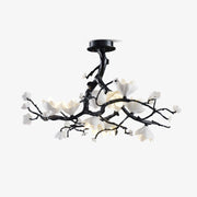 Black Copper Tree Chandelier-DWHOME