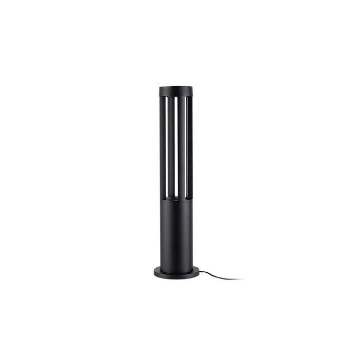 Black Cylindrical Garden Outdoor Light-DWHOME