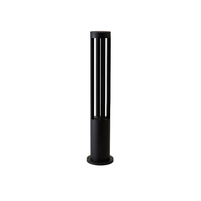 Black Cylindrical Garden Outdoor Light-DWHOME