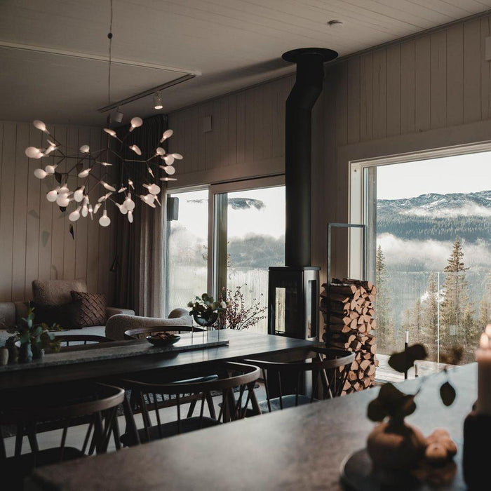 Black Firefly LED Chandelier-DWHOME