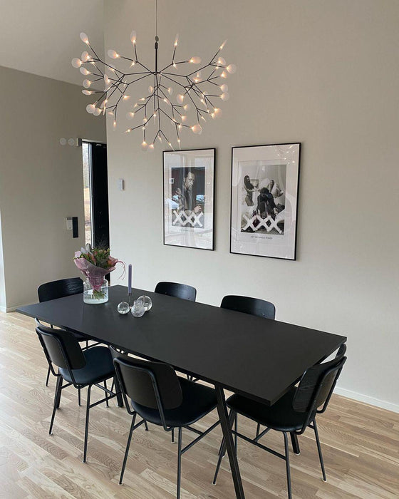 Black Firefly LED Chandelier-DWHOME