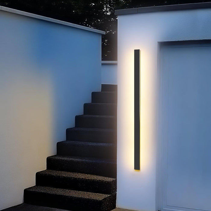 Long Strip Solar Outdoor Sconce-DWHOME