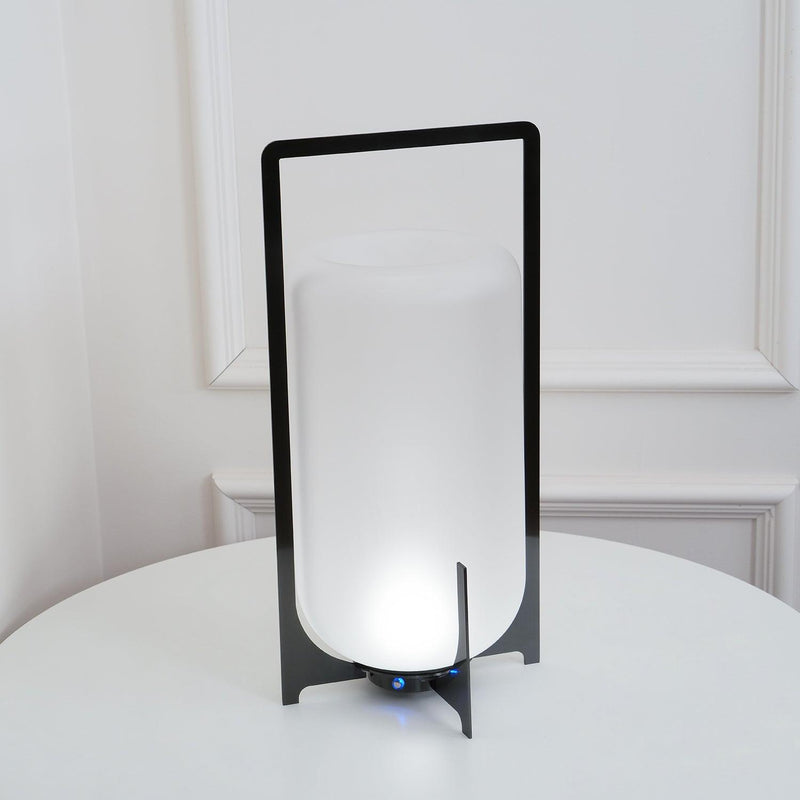 Black Twilight Lantern Table Lamp-DWHOME