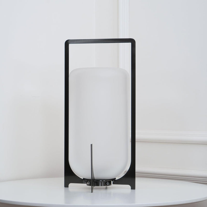 Black Twilight Lantern Table Lamp-DWHOME
