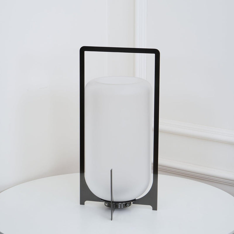 Black Twilight Lantern Table Lamp-DWHOME