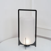 Black Twilight Lantern Table Lamp-DWHOME