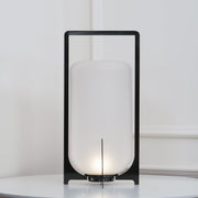 Black Twilight Lantern Table Lamp-DWHOME