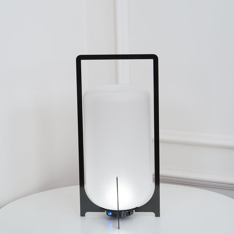 Black Twilight Lantern Table Lamp-DWHOME