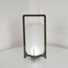 Steel Twilight Lantern Table Light-DWHOME