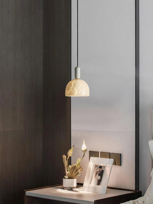 Blair Alabaster Pendant Light-DWHOME
