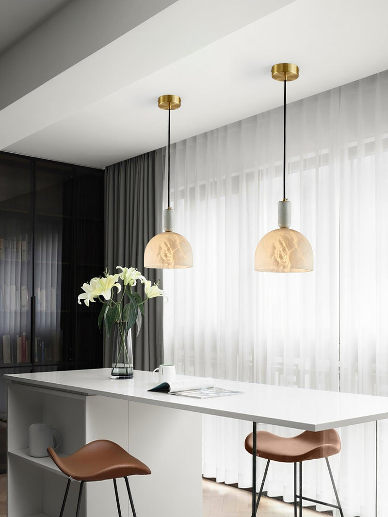 Blair Alabaster Pendant Light-DWHOME