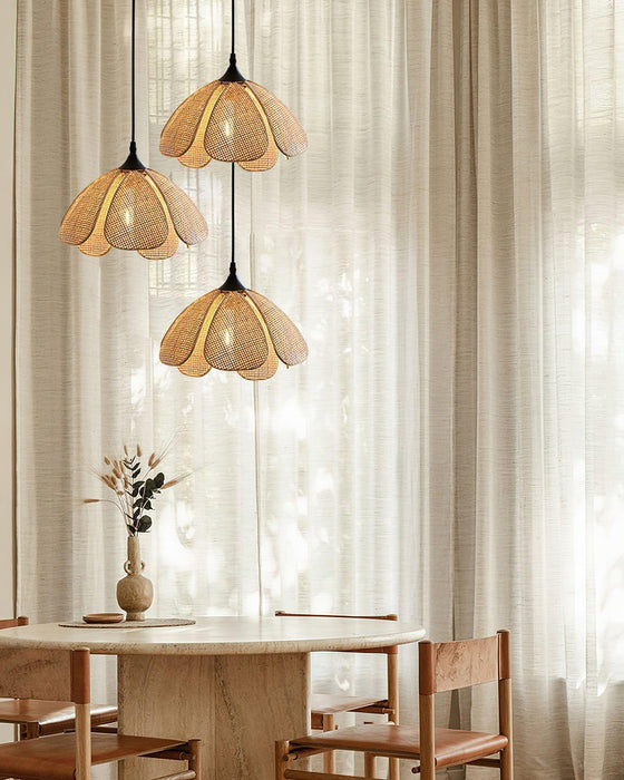 Bloom Rattan Pendant Lamp-DWHOME