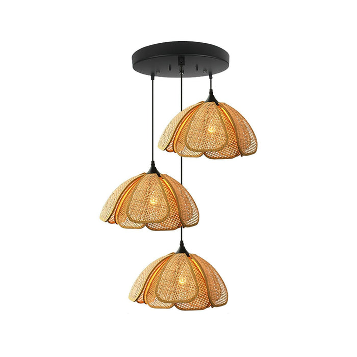Bloom Rattan Pendant Lamp-DWHOME