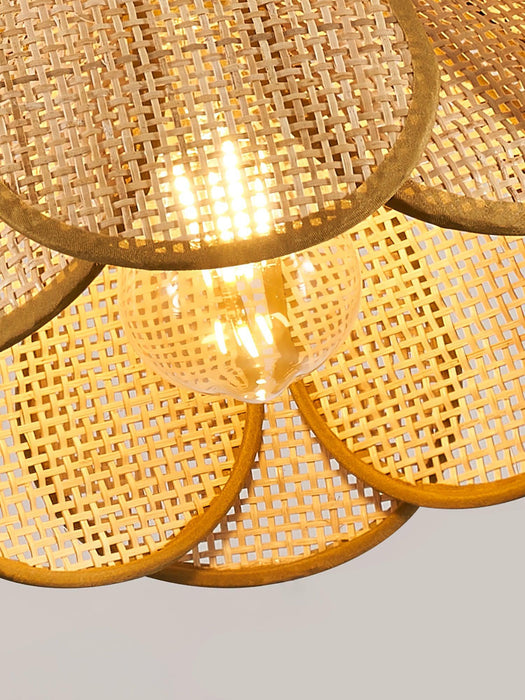 Bloom Rattan Pendant Lamp-DWHOME
