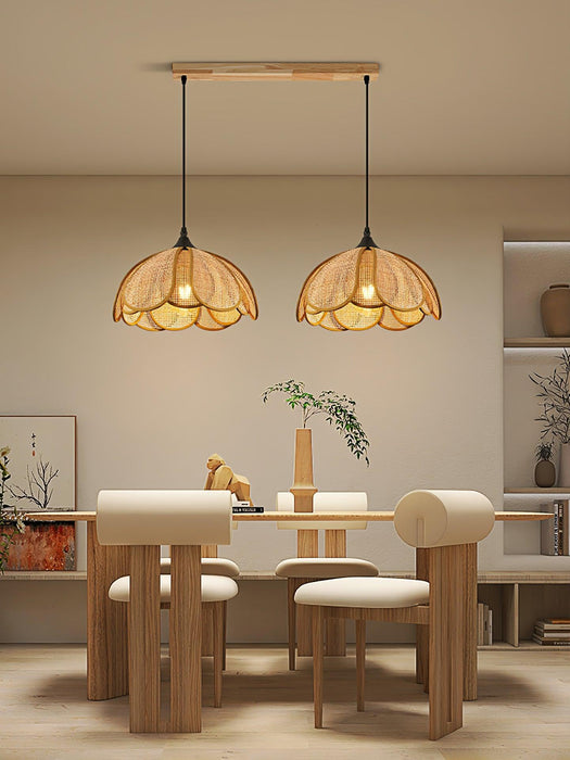 Bloom Rattan Pendant Lamp-DWHOME