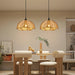 Bloom Rattan Pendant Lamp-DWHOME