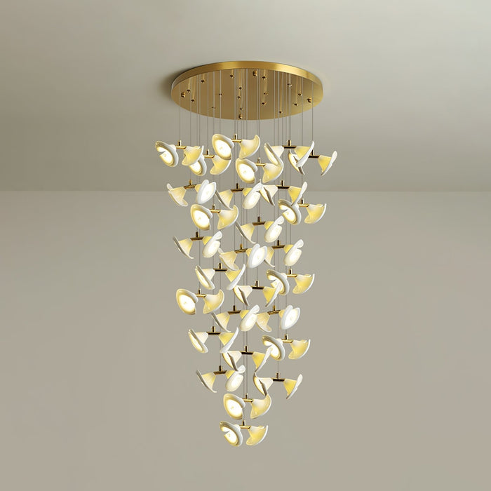 Blossom Double Horn Chandelier-DWHOME