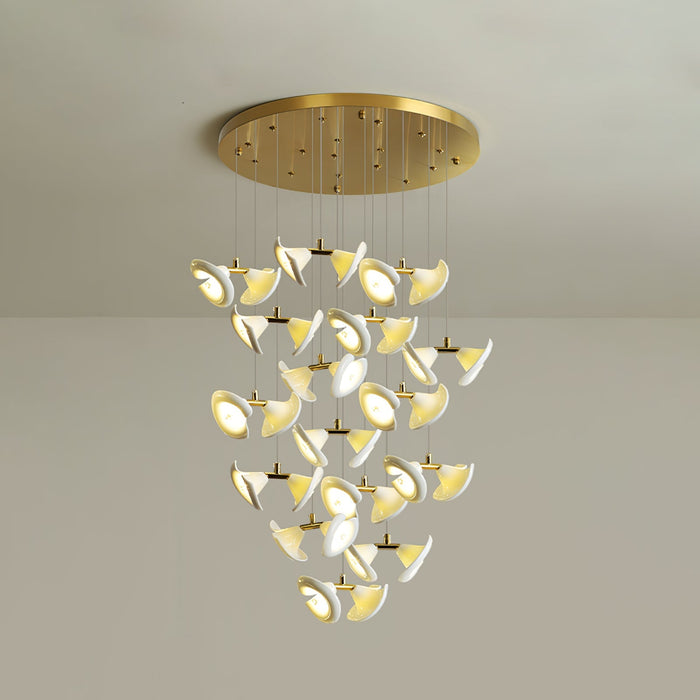Blossom Double Horn Chandelier-DWHOME