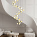 Blossom Double Horn Chandelier-DWHOME