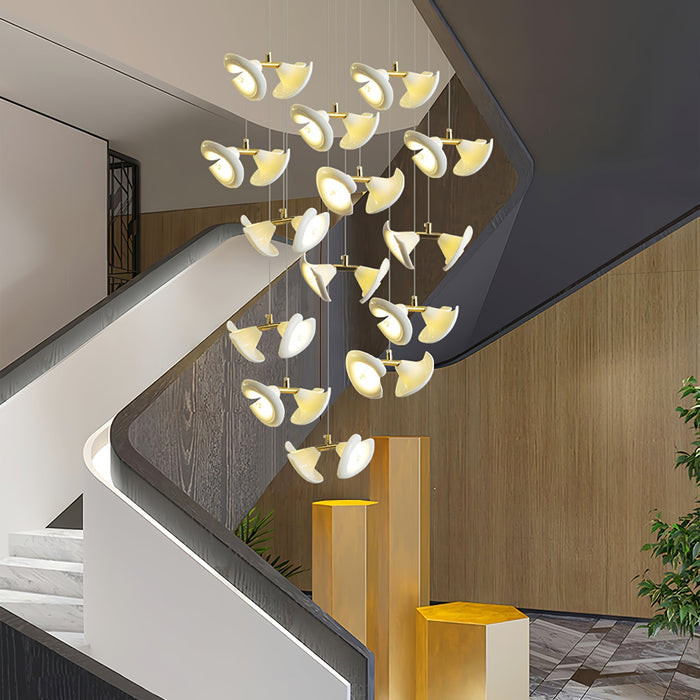 Blossom Double Horn Chandelier-DWHOME