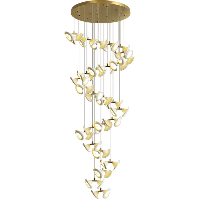 Blossom Double Horn Chandelier-DWHOME