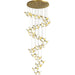 Blossom Double Horn Chandelier-DWHOME