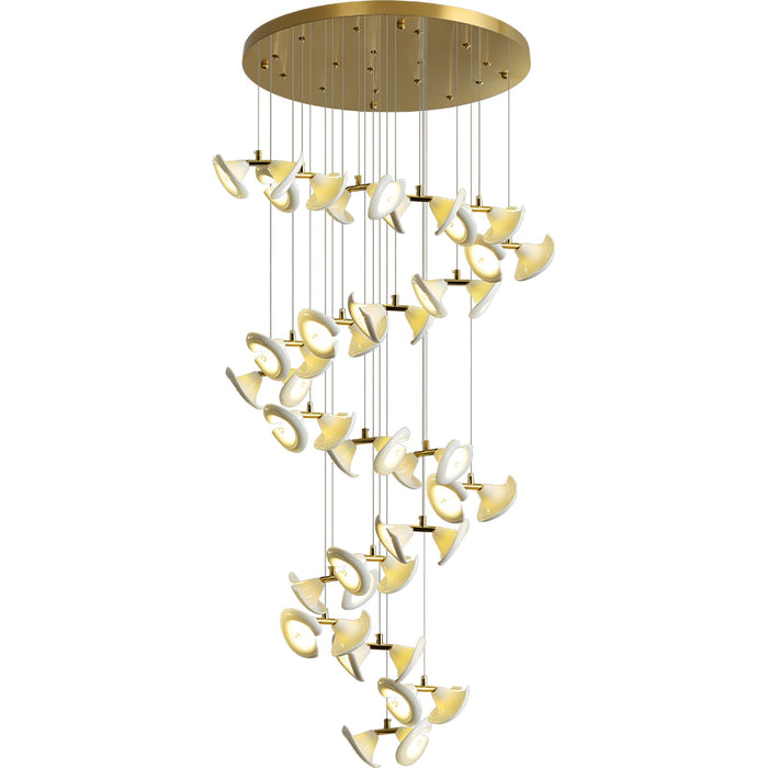 Blossom Double Horn Chandelier-DWHOME