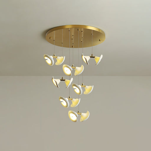 Blossom Double Horn Chandelier-DWHOME