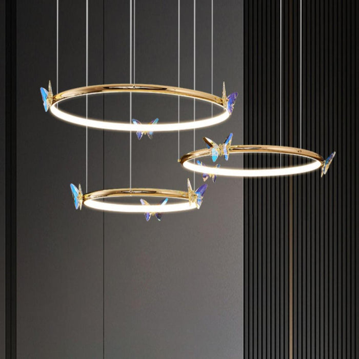 Blue Butterfly Chandelier - DWHOME