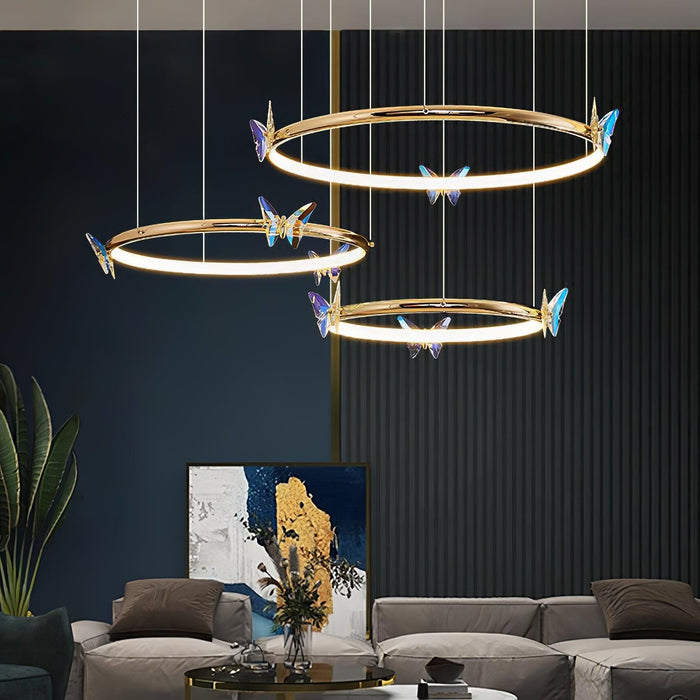 Blue Butterfly Chandelier - DWHOME