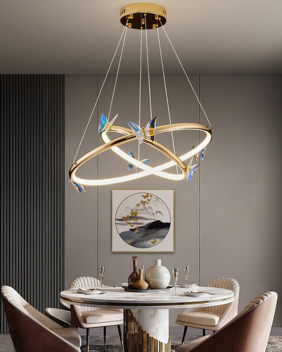 Blue Butterfly Chandelier - DWHOME