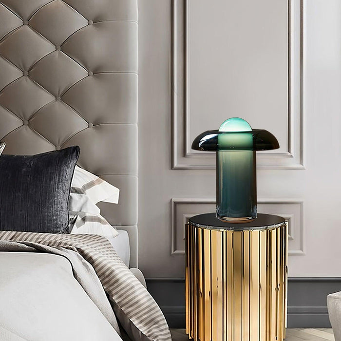 Glass Mushroom Table Lamp-DWHOME
