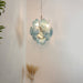 Blue Murano Disc Glass Chandelier-DWHOME