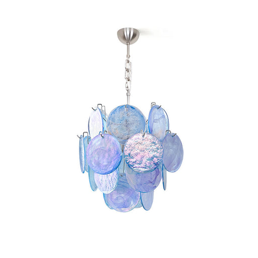 Blue Vistosi Disc Chandelier-DWHOME