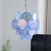 Blue Vistosi Disc Chandelier-DWHOME