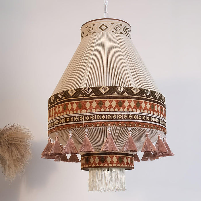 Bohemian Fringe Pendant Lamp-DWHOME