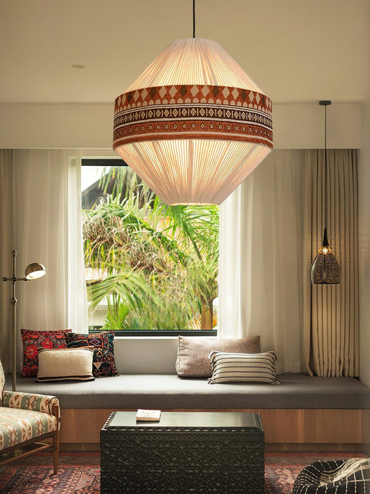 Bohemian Fringe Pendant Lamp.