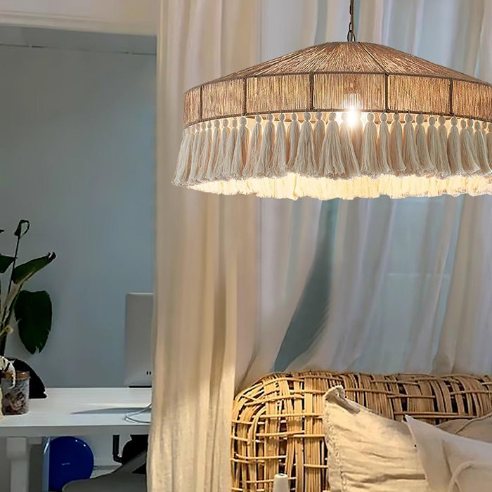 Bohemian Fringe Pendant Lamp-DWHOME