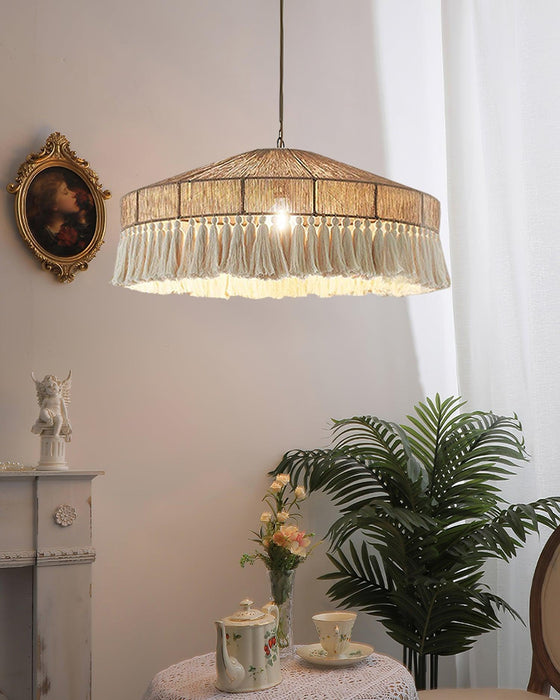 Bohemian Fringe Pendant Lamp-DWHOME