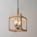 Boho Rustic Cube Chandelier.