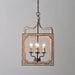 Boho Rustic Cube Chandelier - DWHOME