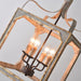 Boho Rustic Cube Chandelier.