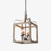 Boho Rustic Cube Chandelier.