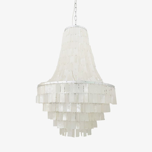 Boho Shell Tiered Chandelier.