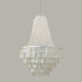 Boho Shell Tiered Chandelier.